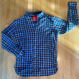 Agave Denim Blue Plaid Men's Shirt